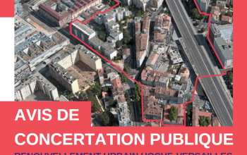 La concertation sur le projet de renouvellement urbain de Hoche-Versailles est ouverte