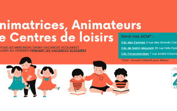 Devenez Animateur / Animatrice dans nos Centres Aérés