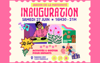 Inauguration du Jardin de la Maternité