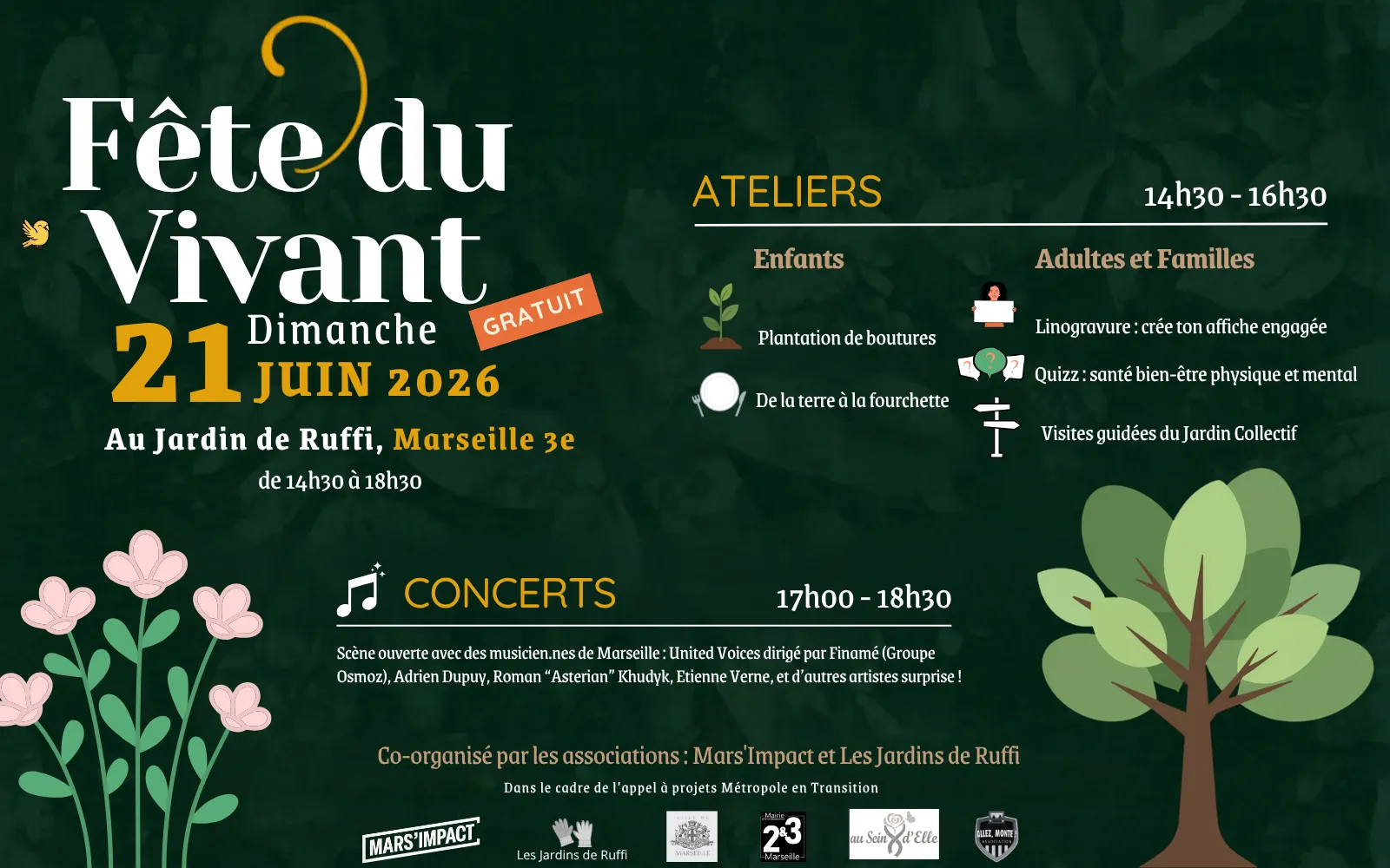 Fête du Vivant au Jardin de Ruffi